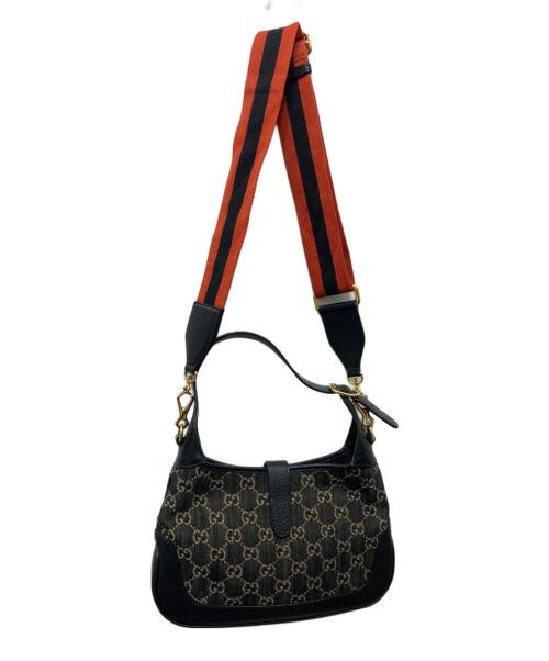 GUCCI（グッチ）GUCCI (グッチ) ジャッキー 1961 スモール ショルダーバッグ ブラウン×ブラックの古着・服飾アイテム