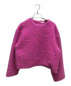 YORIヨリ）の古着「ループプルオーバー ニット セーター YR21-23112AW」｜ピンク