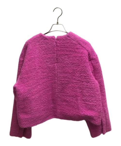 YORI（ヨリ）yori (ヨリ) ループプルオーバー ニット セーター YR21-23112AW ピンク サイズ:38の古着・服飾アイテム