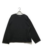 OUTILウティ）の古着「ウールバスクシャツ」｜ブラック