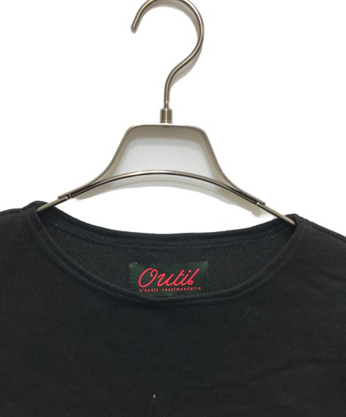 OUTIL（ウティ）OUTIL (ウティ) ウールバスクシャツ ブラック サイズ:34の古着・服飾アイテム
