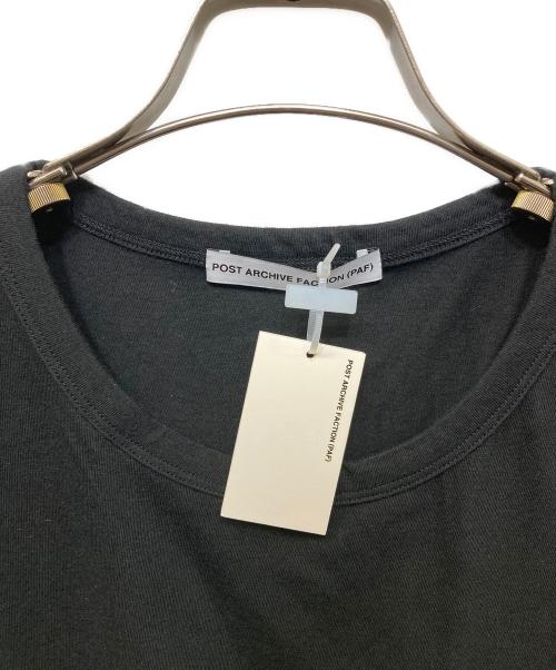 POST ARCHIVE FACTION (PAF)（ポストアーカイブファクション）POST ARCHIVE FACTION (PAF) (ポストアーカイブファクション) 裾サイドジップカットソー ブラック サイズ:ＸＬの古着・服飾アイテム