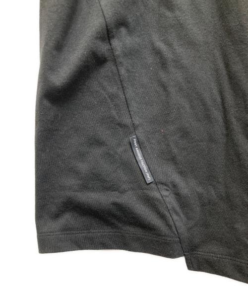 POST ARCHIVE FACTION (PAF)（ポストアーカイブファクション）POST ARCHIVE FACTION (PAF) (ポストアーカイブファクション) 裾サイドジップカットソー ブラック サイズ:ＸＬの古着・服飾アイテム