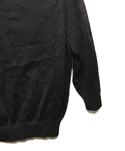 tricot COMME des GARCONS（トリココムデギャルソン）tricot COMME des GARCONS (トリココムデギャルソン) 丸襟ラメニットカーディガン / TS-N018 / AD2006 ブラック サイズ:FREEの古着・服飾アイテム