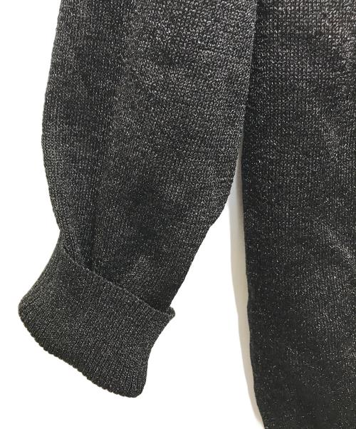 tricot COMME des GARCONS（トリココムデギャルソン）tricot COMME des GARCONS (トリココムデギャルソン) 丸襟ラメニットカーディガン / TS-N018 / AD2006 ブラック サイズ:FREEの古着・服飾アイテム