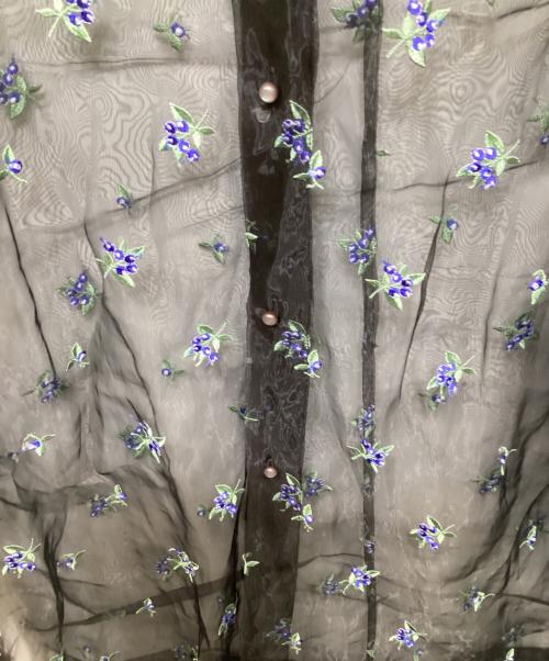 LOEFF（ロエフ）LOEFF (ロエフ) Blueberry Embroidery Shirt ブラック サイズ:1の古着・服飾アイテム