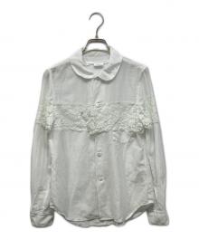 COMME des GARCONS（コムデギャルソン）の古着「レースブラウス」｜ホワイト