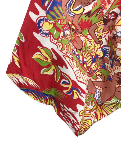 Sun Surf（サンサーフ）Sun Surf (サンサーフ) アロハシャツ レッド サイズ:Lの古着・服飾アイテム