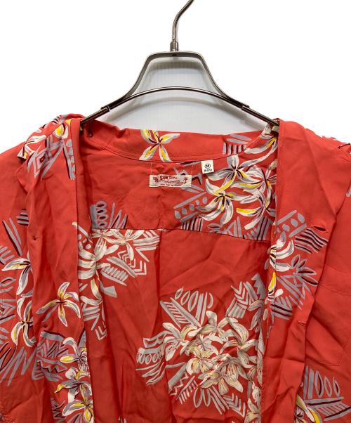 Sun Surf（サンサーフ）Sun Surf (サンサーフ) アロハシャツ レッド サイズ:Mの古着・服飾アイテム
