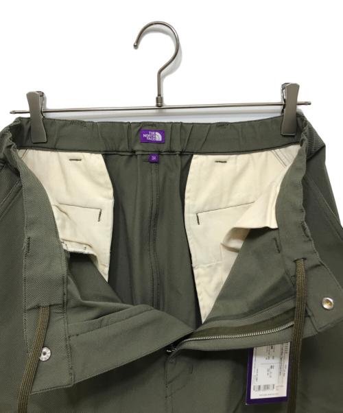 THE NORTHFACE PURPLELABEL（ザ・ノースフェイス パープルレーベル）THE NORTHFACE PURPLELABEL (ザ・ノースフェイス パープルレーベル) Stretch Twill Wide Tapered Field Pants N24FC058 グリーン サイズ:34の古着・服飾アイテム