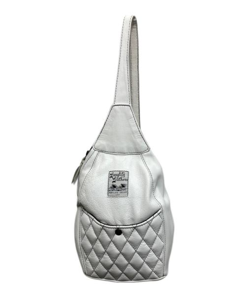 Langlitz Leathers（ラングリッツレザー）Langlitz Leathers (ラングリッツレザー) Padded One Shoulder Bag ホワイトの古着・服飾アイテム