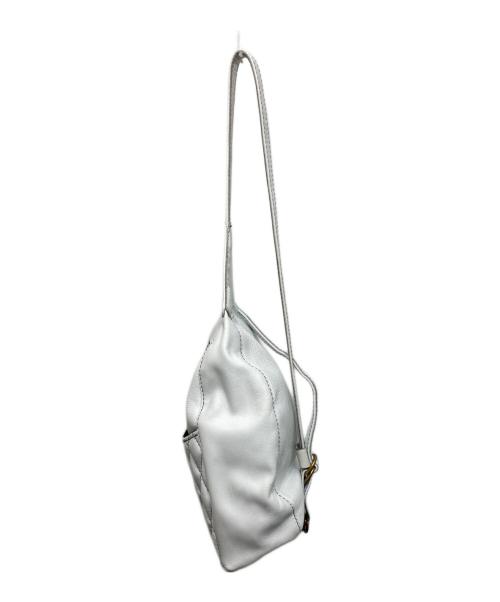 Langlitz Leathers（ラングリッツレザー）Langlitz Leathers (ラングリッツレザー) Padded One Shoulder Bag ホワイトの古着・服飾アイテム