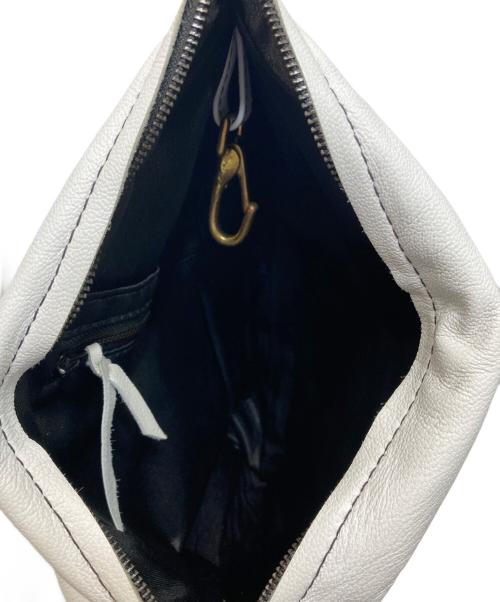 Langlitz Leathers（ラングリッツレザー）Langlitz Leathers (ラングリッツレザー) Padded One Shoulder Bag ホワイトの古着・服飾アイテム