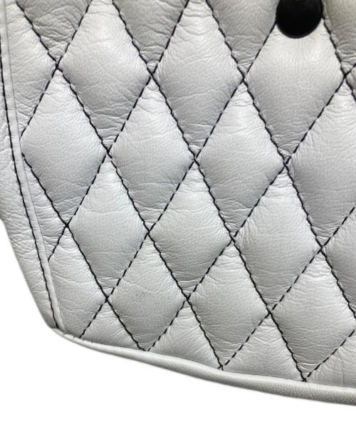 Langlitz Leathers（ラングリッツレザー）Langlitz Leathers (ラングリッツレザー) Padded One Shoulder Bag ホワイトの古着・服飾アイテム