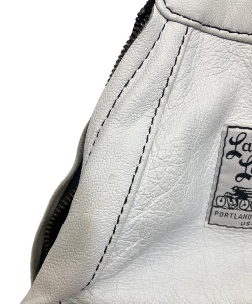 Langlitz Leathers（ラングリッツレザー）Langlitz Leathers (ラングリッツレザー) Padded One Shoulder Bag ホワイトの古着・服飾アイテム