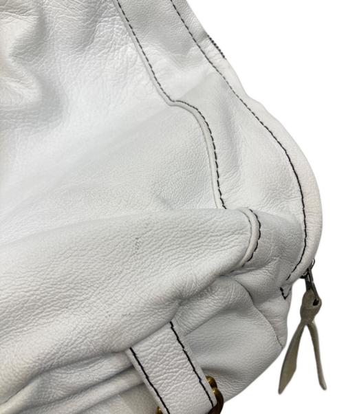 Langlitz Leathers（ラングリッツレザー）Langlitz Leathers (ラングリッツレザー) Padded One Shoulder Bag ホワイトの古着・服飾アイテム