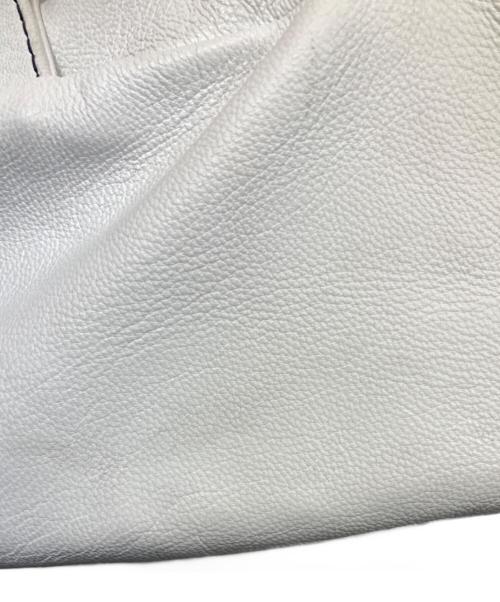 Langlitz Leathers（ラングリッツレザー）Langlitz Leathers (ラングリッツレザー) Padded One Shoulder Bag ホワイトの古着・服飾アイテム