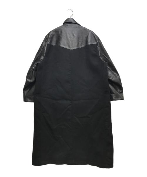 MAISON SPECIAL（メゾンスペシャル）MAISON SPECIAL Sheep Leather Melton Combination Chester Coat （シープレザーメルトンコンビネーションチェスターコート） 11252161207 /ユニセックス着用可 サイズ:00の古着・服飾アイテム