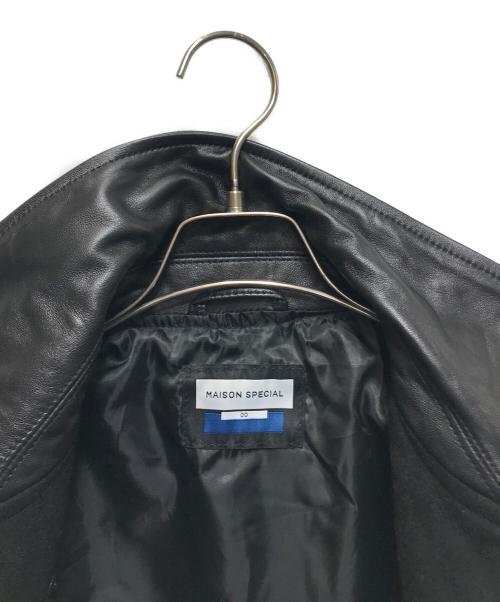 MAISON SPECIAL（メゾンスペシャル）MAISON SPECIAL Sheep Leather Melton Combination Chester Coat （シープレザーメルトンコンビネーションチェスターコート） 11252161207 /ユニセックス着用可 サイズ:00の古着・服飾アイテム