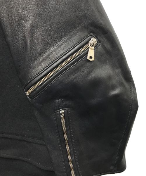 MAISON SPECIAL（メゾンスペシャル）MAISON SPECIAL Sheep Leather Melton Combination Chester Coat （シープレザーメルトンコンビネーションチェスターコート） 11252161207 /ユニセックス着用可 サイズ:00の古着・服飾アイテム