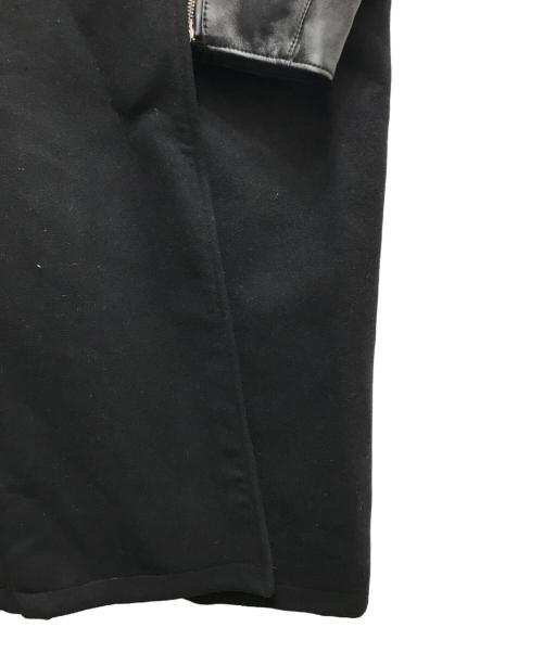 MAISON SPECIAL（メゾンスペシャル）MAISON SPECIAL Sheep Leather Melton Combination Chester Coat （シープレザーメルトンコンビネーションチェスターコート） 11252161207 /ユニセックス着用可 サイズ:00の古着・服飾アイテム