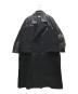 MAISON SPECIAL（メゾンスペシャル）の古着「Sheep Leather Melton Combination Chester Coat （シープレザーメルトンコンビネーションチェスターコート） 11252161207 /ユニセックス着用可」｜ブラック