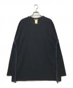 Y's for menワイズフォーメン）の古着「サイドラインニット」｜ブラック