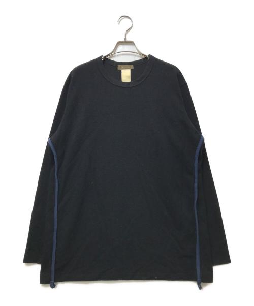 Y's for men（ワイズフォーメン）Y'S for men (ワイズフォーメン) サイドラインニット ブラック サイズ:不明の古着・服飾アイテム