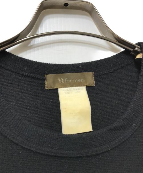 Y's for men（ワイズフォーメン）Y'S for men (ワイズフォーメン) サイドラインニット ブラック サイズ:不明の古着・服飾アイテム