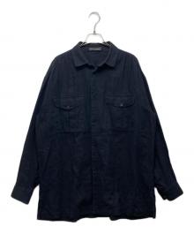 ISSEY MIYAKE MEN（イッセイミヤケメン）の古着「ミリタリーシャツ」｜ネイビー