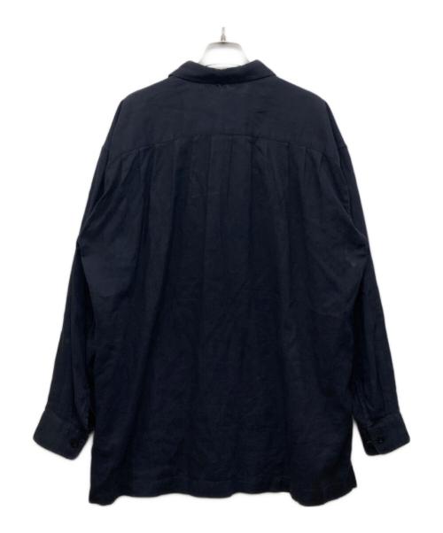 ISSEY MIYAKE MEN（イッセイミヤケメン）ISSEY MIYAKE MEN (イッセイミヤケメン) ミリタリーシャツ ネイビー サイズ:Ｍの古着・服飾アイテム