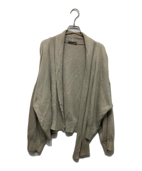 ISSEY MIYAKE（イッセイミヤケ）ISSEY MIYAKE (イッセイミヤケ) ニットカーディガン ベージュ サイズ:Ⅿの古着・服飾アイテム