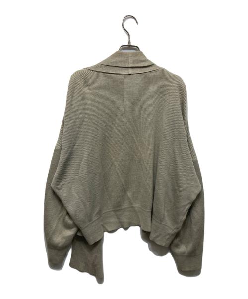 ISSEY MIYAKE（イッセイミヤケ）ISSEY MIYAKE (イッセイミヤケ) ニットカーディガン ベージュ サイズ:Ⅿの古着・服飾アイテム