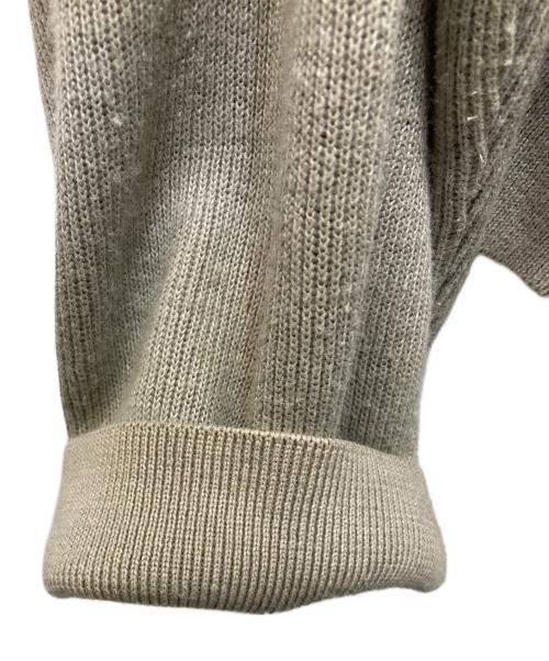 ISSEY MIYAKE（イッセイミヤケ）ISSEY MIYAKE (イッセイミヤケ) ニットカーディガン ベージュ サイズ:Ⅿの古着・服飾アイテム