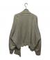 ISSEY MIYAKE (イッセイミヤケ) ニットカーディガン ベージュ サイズ:Ⅿ：13000円