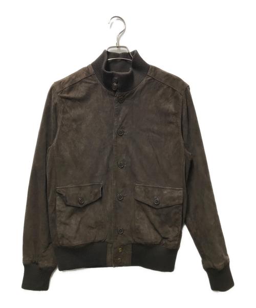 Eddie Bauer（エディーバウアー）Eddie Bauer (エディーバウアー) G9スウェードジャケット ブラウン サイズ:XSの古着・服飾アイテム