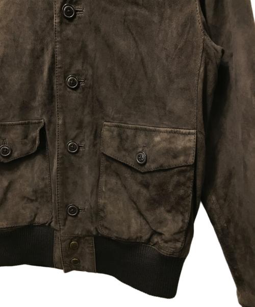 Eddie Bauer（エディーバウアー）Eddie Bauer (エディーバウアー) G9スウェードジャケット ブラウン サイズ:XSの古着・服飾アイテム