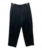 everyoneエブリワン）の古着「two tuck wide twill trouser」｜ブラック