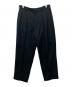 everyone（エブリワン）の古着「two tuck wide twill trouser」｜ブラック