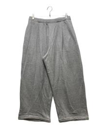 mocT（モクティ）の古着「SOFT FLEECE WIDE PANTS ソフトフリースワイドパンツ」｜グレー