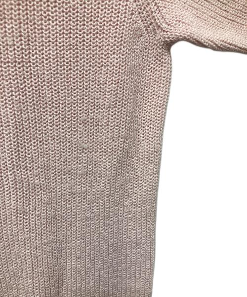 POSTELEGANT（ポステレガント）POSTELEGANT (ポステレガント) Washi Paper Wool Knit Polo/ワシペーパーウールニットポロ ピンク サイズ:Sの古着・服飾アイテム