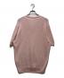 POSTELEGANT (ポステレガント) Washi Paper Wool Knit Polo/ワシペーパーウールニットポロ ピンク サイズ:S：7000円
