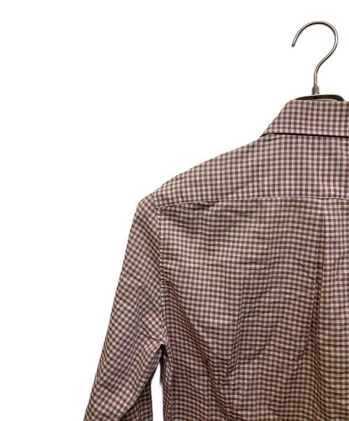 BRUNELLO CUCINELLI（ブルネロクチネリ）BRUNELLO CUCINELLI (ブルネロクチネリ) チェックシャツ / BR87640 ブラウン サイズ:-の古着・服飾アイテム