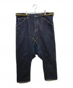 GANRYUガンリュウ）の古着「Denim sarouel pants」｜インディゴ