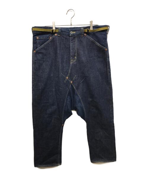 GANRYU（ガンリュウ）GANRYU (ガンリュウ) Denim sarouel pants インディゴ サイズ:Mの古着・服飾アイテム