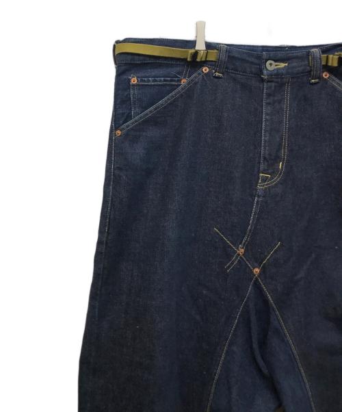 GANRYU（ガンリュウ）GANRYU (ガンリュウ) Denim sarouel pants インディゴ サイズ:Mの古着・服飾アイテム