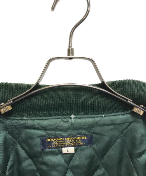 BROOKS BROTHERS（ブルックス・ブラザーズ）BROOKS BROTHERS (ブルックス・ブラザーズ) スタジャン　USA製 グリーン サイズ:Lの古着・服飾アイテム