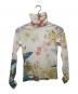 LEONARD SPORT（レオナール スポーツ）の古着「花柄シアーカットソー」｜ホワイト