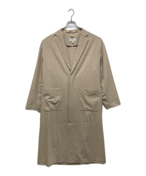 HYKE（ハイク）HYKE (ハイク) STRETCH TROPICAL SHOP COAT ベージュ サイズ:Sの古着・服飾アイテム