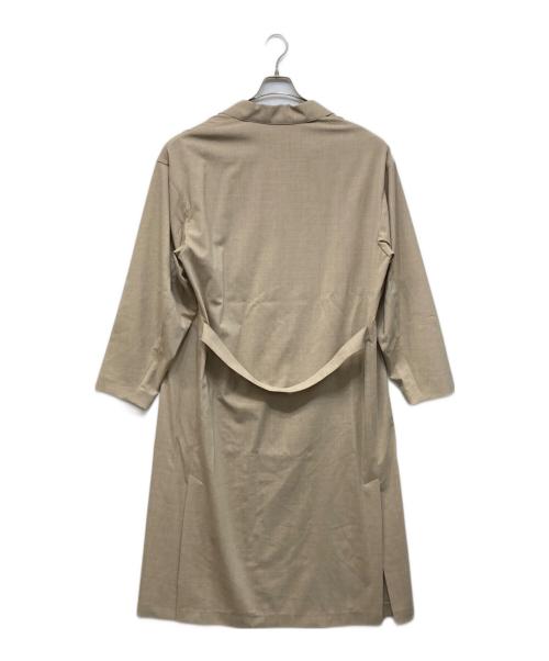 HYKE（ハイク）HYKE (ハイク) STRETCH TROPICAL SHOP COAT ベージュ サイズ:Sの古着・服飾アイテム